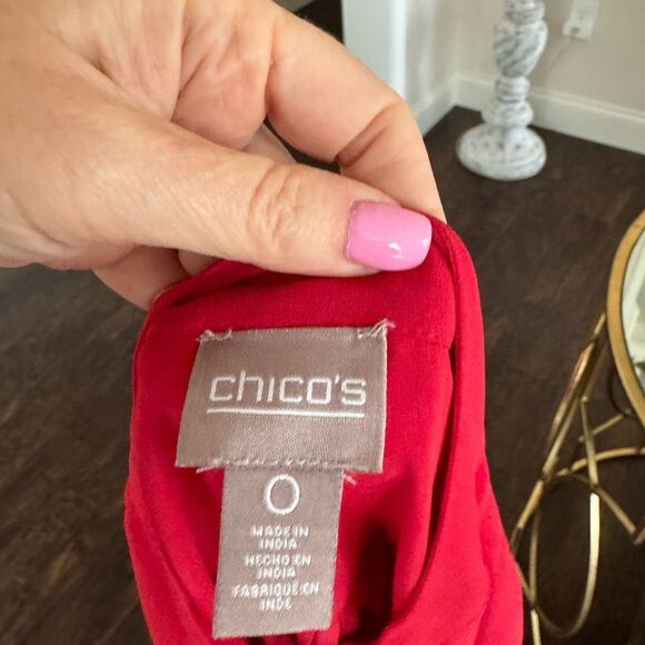 Red chicos blouse, size 0 - Picture 5 of 5
